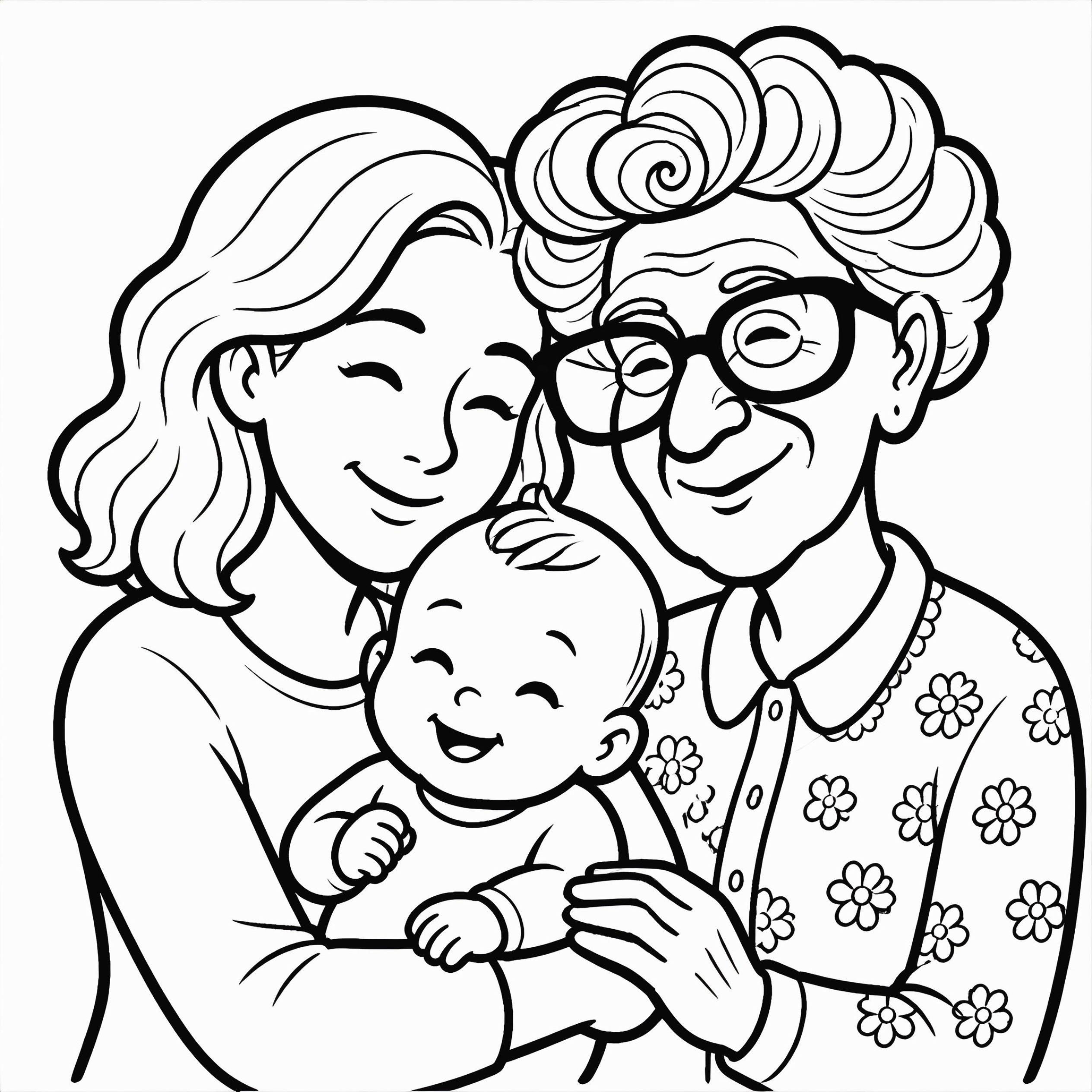 Warm family moment representing TeleGramsy's story